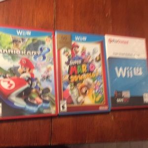 Three Wii U games